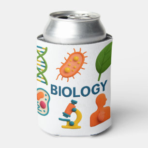 Rafraîchisseur Pour Canette Gourde de science de biologie colorée
