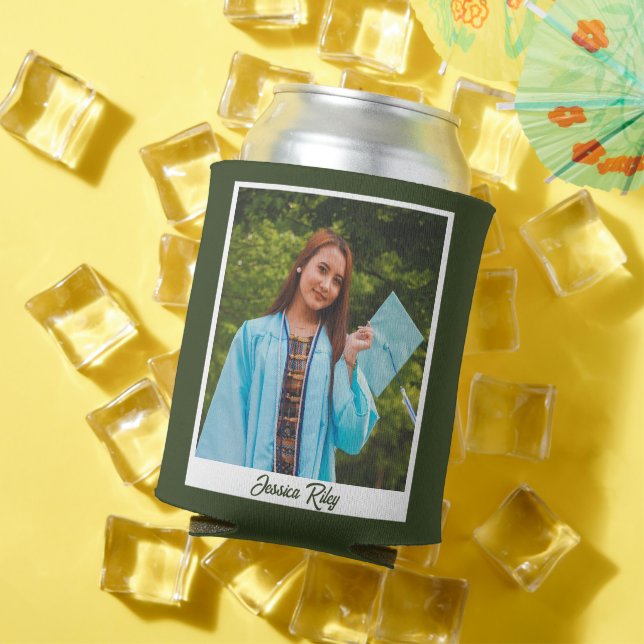 Rafraîchisseur Pour Canette Graduation Beer Cooler - Personalized Photo Gift (Été in situ)