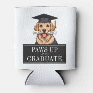 Rafraîchisseur Pour Canette Graduation personnalisée mignon Golden Retriever C