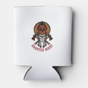 Rafraîchisseur Pour Canette Graphisme de gravure de guerrier Halloween vintage