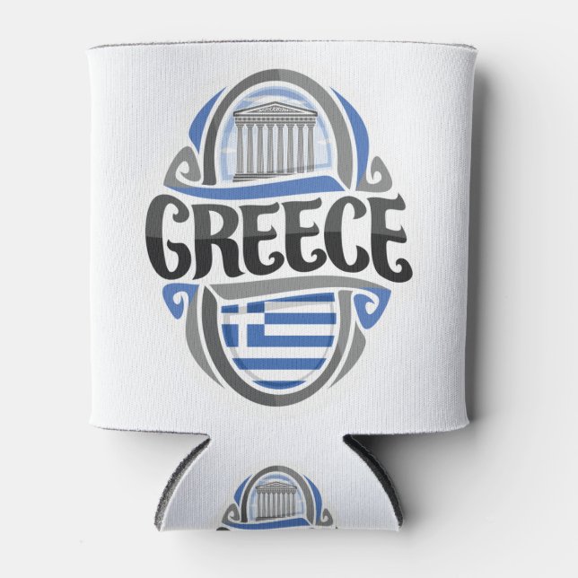 Rafraîchisseur Pour Canette Greece Greek Flag (Devant)