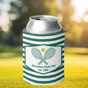 Rafraîchisseur Pour Canette Green Stried Tennis Country Club personnalisé