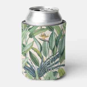 Rafraîchisseur Pour Canette Green Tropical Jungle Banana Tree Strelitzia