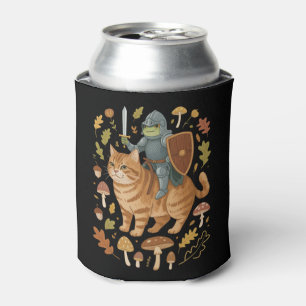 Rafraîchisseur Pour Canette Grenouille médiévale sur chat orange Goblincore tr