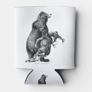 Rafraîchisseur Pour Canette Grizzly ours chasse cerfs Dessin simple