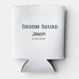 Rafraîchisseur Pour Canette Groom Squad garçon d'honneur enterrement de vie de