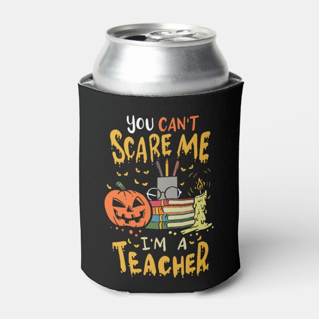 Rafraîchisseur Pour Canette Halloween enseignant (Can devant)