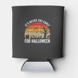 Rafraîchisseur Pour Canette Halloween Jamais Trop Tôt Vintage Coucher de Solei