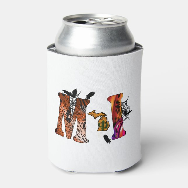 Rafraîchisseur Pour Canette Halloween Michigan (Can devant)