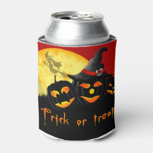 Rafraîchisseur Pour Canette Halloween peut se refroidir / Tricoter ou traiter