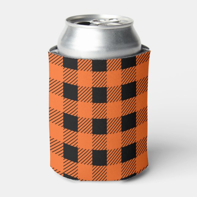 Rafraîchisseur Pour Canette Halloween Plaid Can Cooler (Can devant)