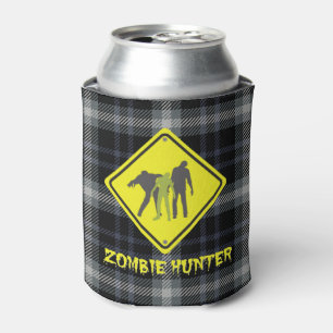 Rafraîchisseur Pour Canette Halloween Plaid Zombie Hunter