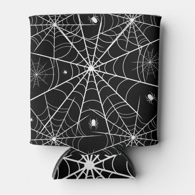 Rafraîchisseur Pour Canette Halloween Spider Web (Devant)