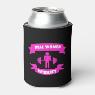Rafraîchisseur Pour Canette Haltère Weightliftng de Deadlift de vraies femmes