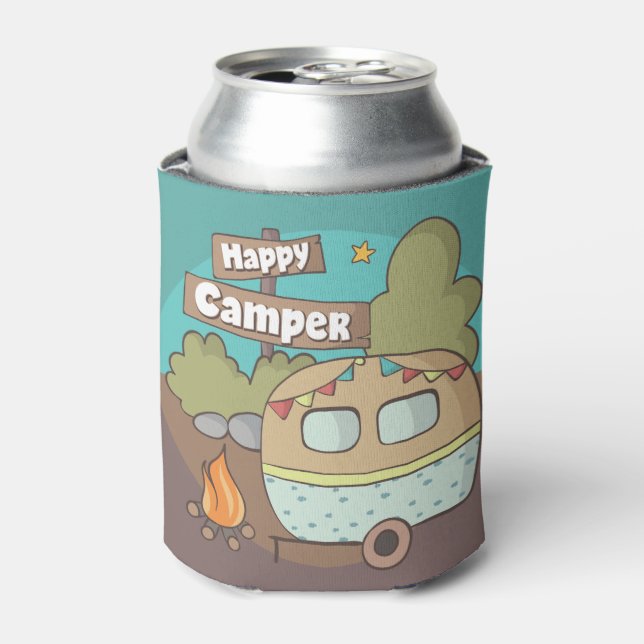 Rafraîchisseur Pour Canette Happy Camper Can Cooler (Can devant)