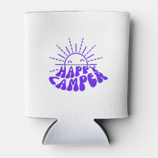 Rafraîchisseur Pour Canette Happy Camper sur un