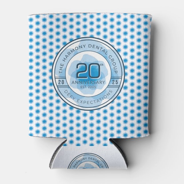 Rafraîchisseur Pour Canette Harmony Dental 20th Anniversary Cooler Sleeve (Devant)