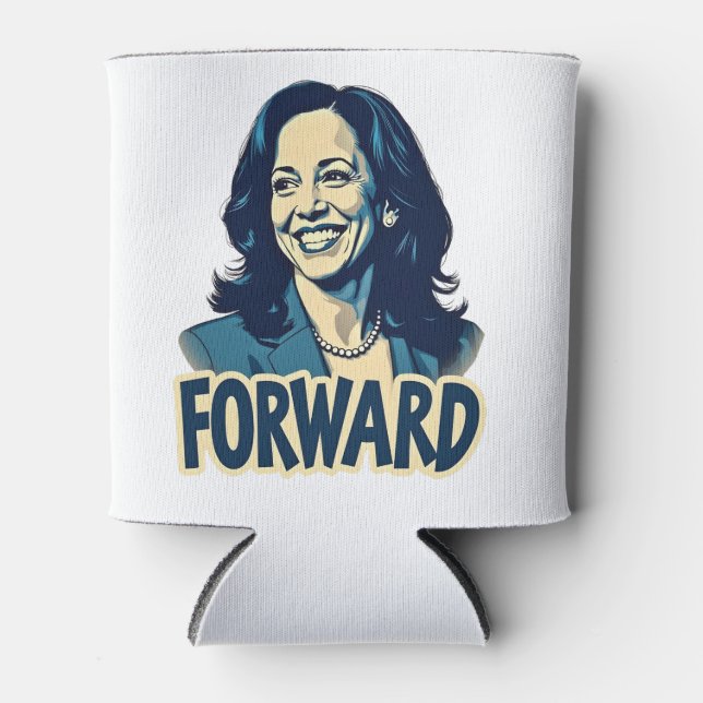 Rafraîchisseur Pour Canette Harris Walz Election 2024 Forward Gift (Devant)