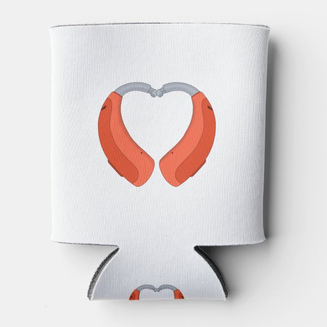 Rafraîchisseur Pour Canette Heart Shaped Hearing Aid (Devant)