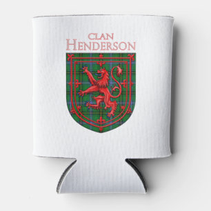 Rafraîchisseur Pour Canette Henderson Tartan Scottish Plaid Lion Rampant