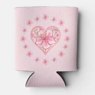 Rafraîchisseur Pour Canette Hibiscus & dentelle PINK