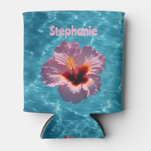 Rafraîchisseur Pour Canette Hibiscus été (Devant)