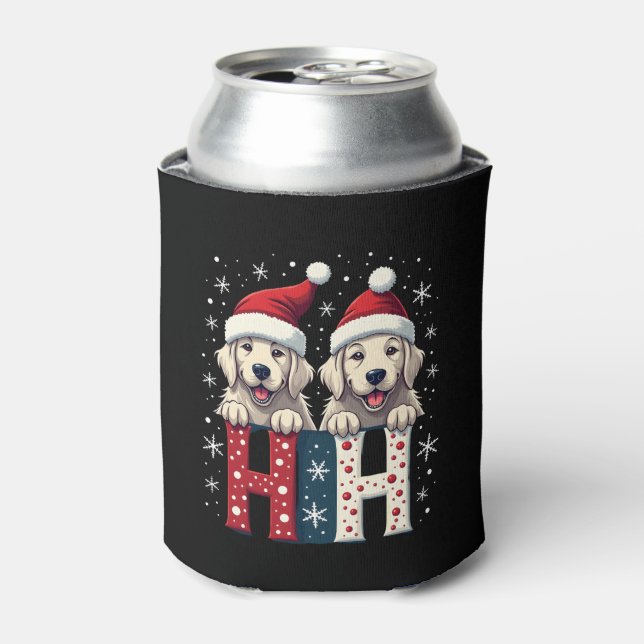 Rafraîchisseur Pour Canette Ho Ho Ho Great Pyrenees Dog Lover Christmas Santa  (Can devant)