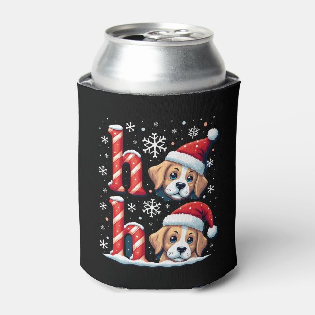 Rafraîchisseur Pour Canette Ho Ho Ho Great Pyrenees Dog Lover Christmas Santa  (Can devant)