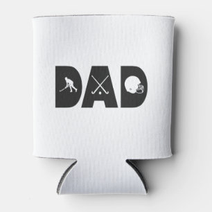 Rafraîchisseur Pour Canette Hockey Papa Fête des pères de glace Joueur de hock