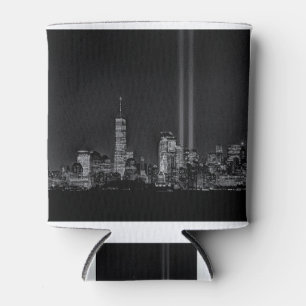 Rafraîchisseur Pour Canette hommage du 11 septembre aux lumières NYC