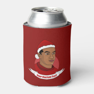 Rafraîchisseur Pour Canette Homme avec le Père Noël casquette dessin animé Can