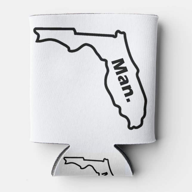 Rafraîchisseur Pour Canette Homme de Floride (Devant)