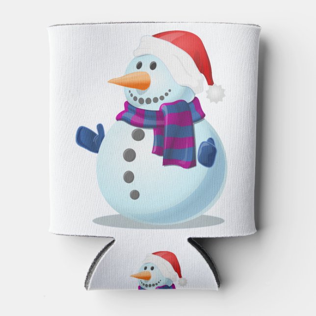 Rafraîchisseur Pour Canette homme de neige (Devant)
