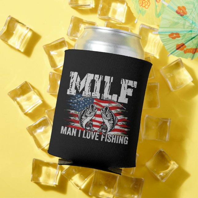 Rafraîchisseur Pour Canette Homme J'Aime Pêcher Pouvoir refroidir (Été in situ)