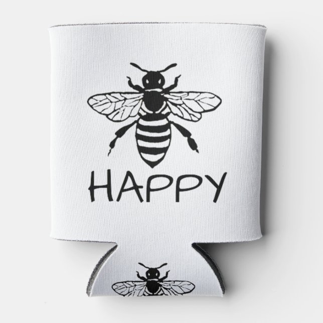 Rafraîchisseur Pour Canette Honey Bee/ Be Happy (Devant)