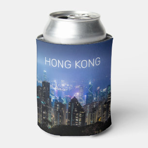 Rafraîchisseur Pour Canette Hong Kong Island Skyline Panorama Souvenir de nuit