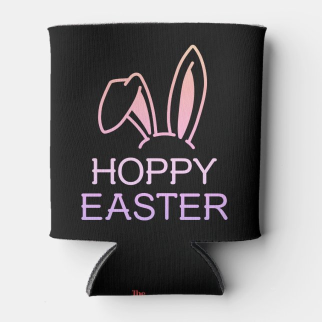 Rafraîchisseur Pour Canette Hoppy Hare Pastel Pâques Beverage Cooler (Devant)