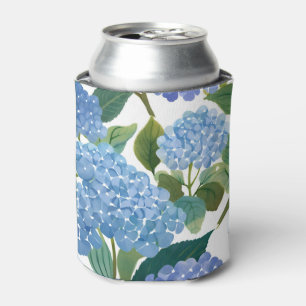 Rafraîchisseur Pour Canette Hortensias Bleus Beau Jardin Floral