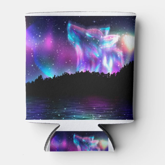 Rafraîchisseur Pour Canette Howling Wolf Spirit (Devant)