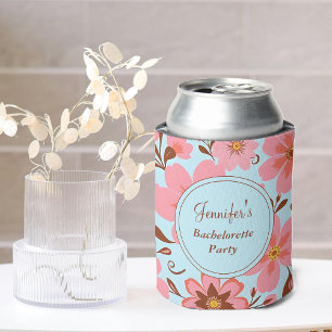 Rafraîchisseur Pour Canette Humeur Florale Rose – Vibrations Pastel - Fleurs R