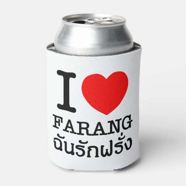 Rafraîchisseur Pour Canette I Heart (Amour) Farang (Can devant)