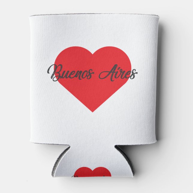 Rafraîchisseur Pour Canette I Love Buenos Aires - Argentine (Devant)