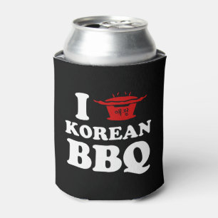 Rafraîchisseur Pour Canette I Love Korean BBQ (고 기 구 이)