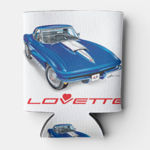 RAFRAÎCHISSEUR  POUR CANETTE I LOVETTE UNIQUE CONCEPTION DE VOITURE