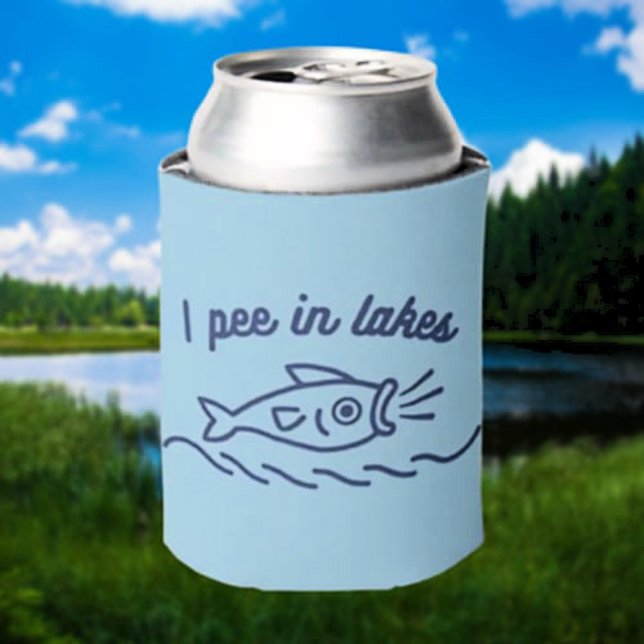 Rafraîchisseur Pour Canette I Pee In Lakes Funny Beverage Cooler (Créateur téléchargé)