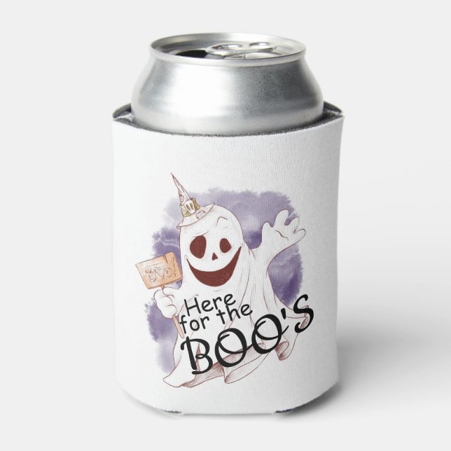 Rafraîchisseur Pour Canette Ici pour le Boo's Halloween Can Cooler (Can devant)