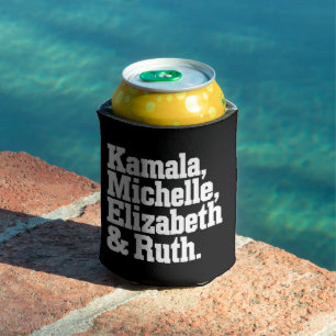 Rafraîchisseur Pour Canette Icône politique féministe Kamala Michelle Elizabet