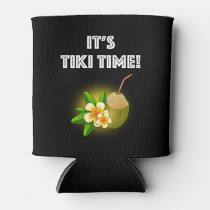 Rafraîchisseur Pour Canette Il est temps de Tiki ! Barre tropicale de Tiki