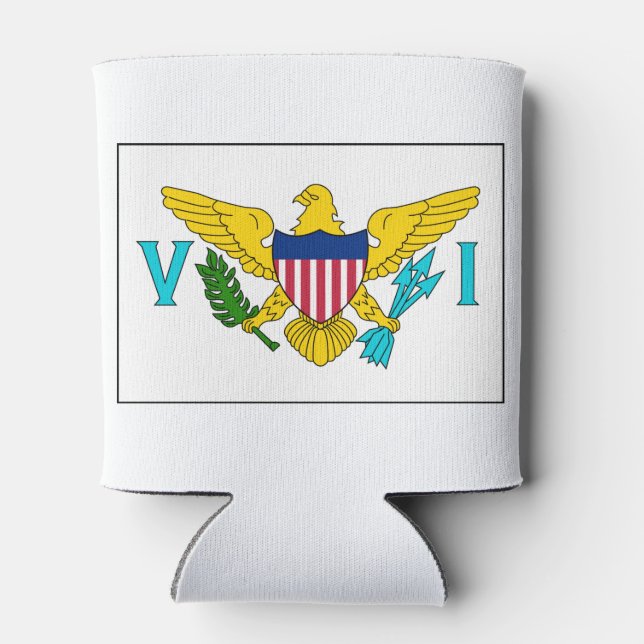 Rafraîchisseur Pour Canette Îles Virgin (Dos)