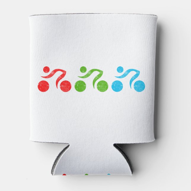 Rafraîchisseur Pour Canette Illustrateur moto amusant (Devant)